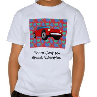 Valentine Race Car T Shirt