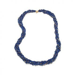Himalayan Gems™ 3 Strand Potay Silk Crochet 45" Necklace