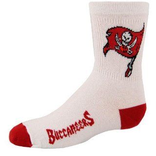 Tampa Bay Buccaneers Youth Red NFL Logo/Name Socks Sports & Outdoors