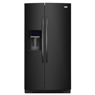 Whirlpool 29.7 Cu. Ft. Side by Side Refrigerator (Color Black) ENERGY STAR GSS30C7EYB Appliances