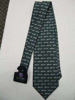 New York Jets Woven Poly Repeat Tie  Sports Fan T Shirts  Sports & Outdoors