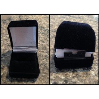 Black Flocked Ring Gift Box Jewelry Display   Jewelry Trays