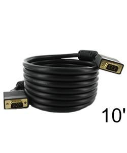 Super VGA Male to Male 10 foot Monitor Cable Surge Protectors