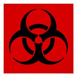 Biohazard Symbol Posters