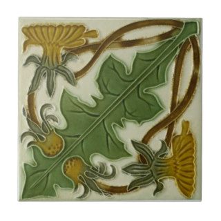 AN009 Art Nouveau Reproduction Antique Tile
