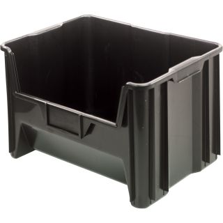Quantum Storage Giant Stack Containers — 15 1/4in.L x 19 7/8in.W x 12 7/16in.H Size  Large Storage Bins