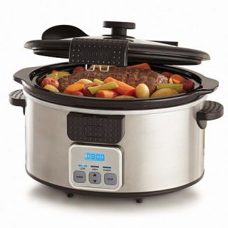 Bella Dots Programmable 6 Quart Slow Cooker   Stainless Steel