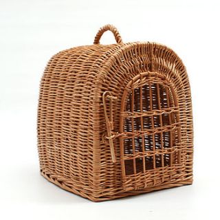 wicker pet carrier basket by prestige wicker