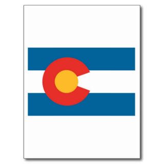 Colorado State Flag Postcards