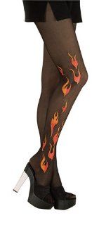 Halloween Flame Print Tights Toys & Games