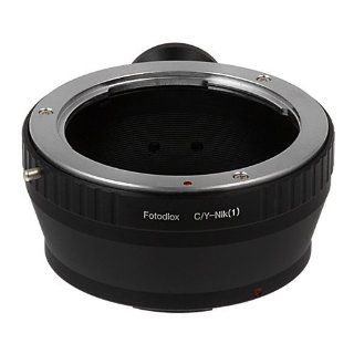 Fotodiox Lens Mount Adapter, Contax/Yashica (also known as c/y) Lens to Nikon 1 Series Camera, fits Nikon V1, J1 Mirrorless Cameras  Camera & Photo