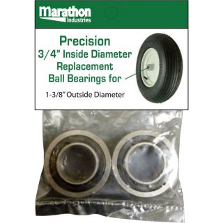 Marathon Precision Wheel Bearings — Pair, 3/4in.  Bearings