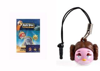 Angry Birds Star Wars PRINCESS LEIA Phone Dangler, 2 Stickers & Collector Sheet Toys & Games