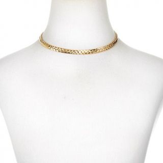 Bellezza Bronze Diamond Cut 17" Cubetto Collar Necklace
