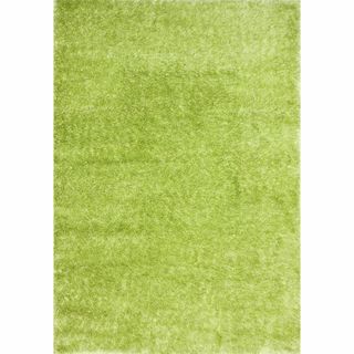 nuLOOM Sparkle Plush Lime Green Shag Rug (8' x 10') Nuloom 7x9   10x14 Rugs