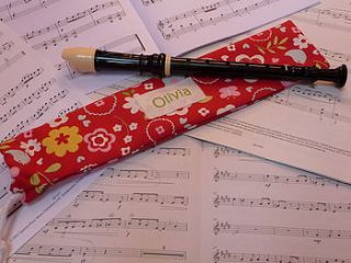 personalised recorder cases by tattybogle