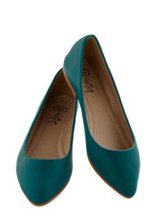 Defined the Scenes Flat in Teal  Mod Retro Vintage Flats