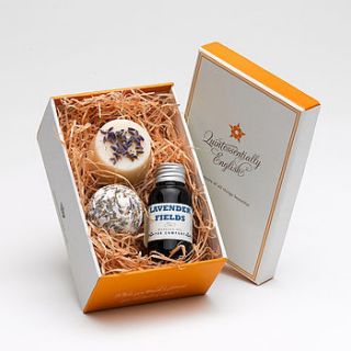 lavender therapy gift box by quintessentially english