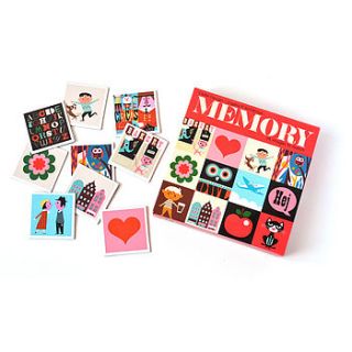 retro style memory game by little baby company