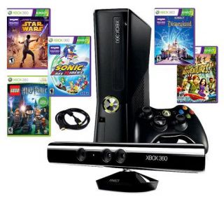 Xbox 360 Slim 4GB Kinect Bundle with 5 Games and More —