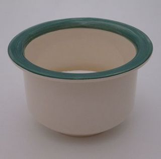 shaving bowl and soap by sculpta ceramics