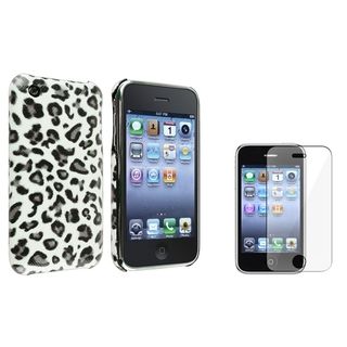 BasAcc Grey Leopard Case/ Screen Protector for Apple iPhone 3G/ 3GS BasAcc Cases & Holders