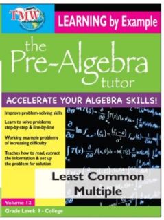 Pre Algebra Tutor Learning By Example   Least Common Multiple Jason Gibson  Instant Video