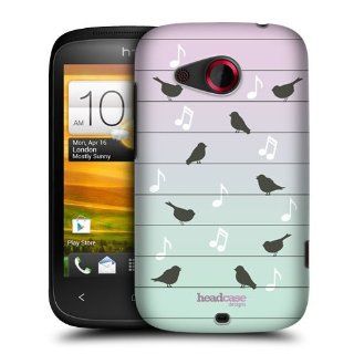 Head Case Designs On Wire Birds of Music Hard Back Case Cover for HTC Desire C Cell Phones & Accessories