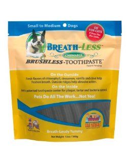 Ark Naturals Brushless Toothpaste for Small/Medium Dogs, 12 ct  Breathless Brushless Toothpaste Ark Naturals  Beauty