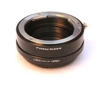 Fotasy Pro Pentax DA K Mount lens to EOS M EF M Mount Mirrorless Camera Adapter (with aperture control)  Camera Lenses  Camera & Photo