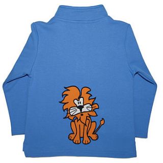 organic toasty top with lennie the lion by monkey + bob