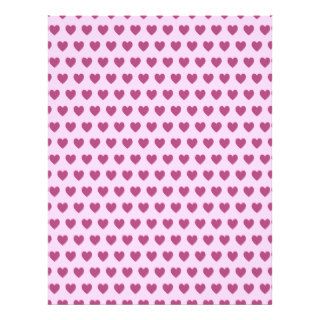 Pink Valentine Hearts Full Color Flyer