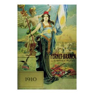 Vintage Poster, Fernet Branca, Liquor