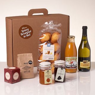 the luxury breakfast in bed gift hamper by whisk hampers