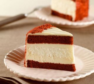 Juniors 7 inch Red Velvet Cheesecake Layer Cake —