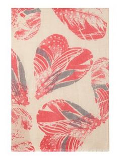 Lola Rose Feather heart print scarf