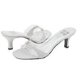 Mootsies Tootsies Beels Clear PVC/Silver Satin Mootsies Tootsies Sandals