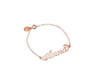 personalised name bracelet by anna lou of london