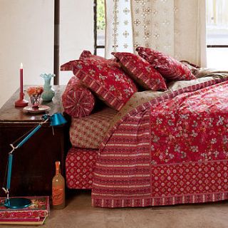 pip studio red chinese blossom duvet set by fifty one percent