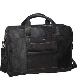 Mancini Leather Goods Triple Compartment Laptop/ Tablet Briefcase