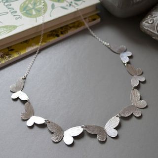 sterling silver butterfly necklace by nina louise