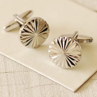 sunburst cufflinks by highland angel