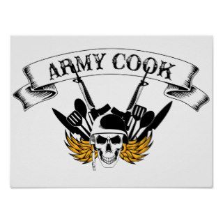 Army Cook Posters