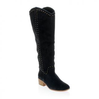 twiggy LONDON Suede Studded Tall Boot