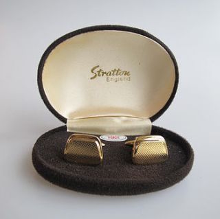 vintage stratton cufflinks by molly & pearl