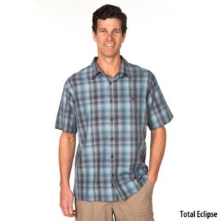 Guide Series Mens Polynosic Short Sleeve Plaid Shirt 706864