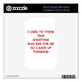 trap shooting iPod touch 4G skin