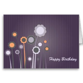Plum Birthday Card