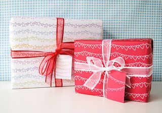 recycled gift wrap set by the green gables