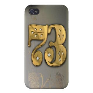 iPhone4 Victorian Gold Number 73 Speck Case Covers For iPhone 4